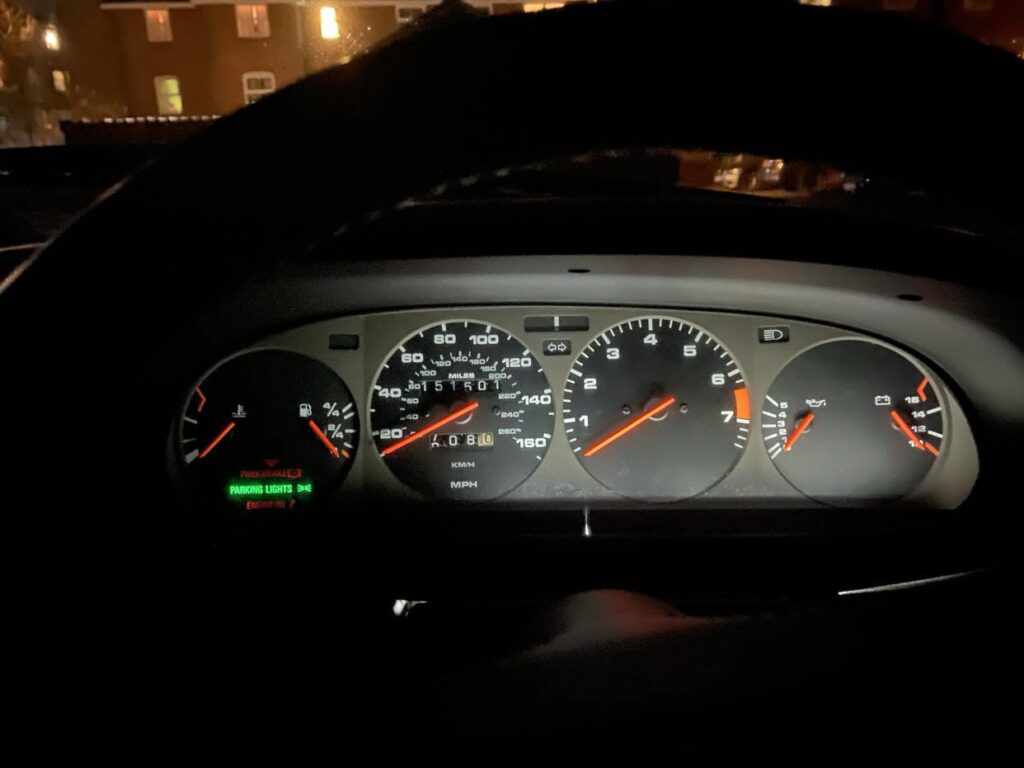 Replacing dashboard lights on a Porsche 944 instrument cluster